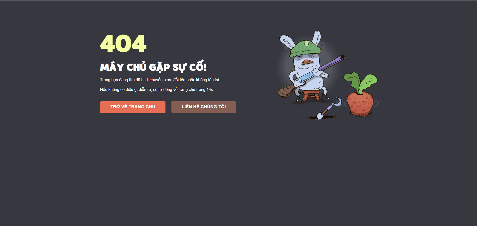 Template HTML Trang Error 404 Cực Đẹp